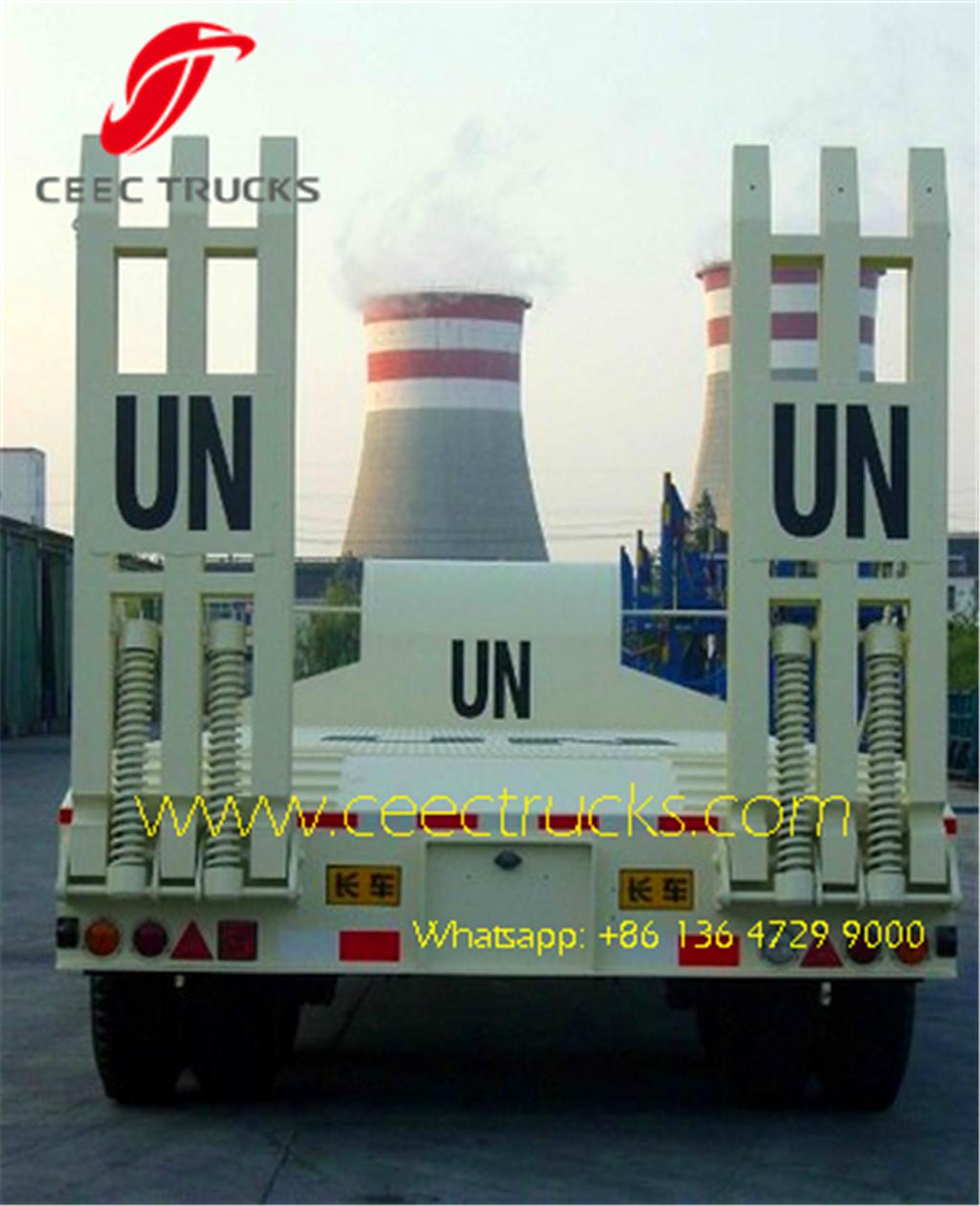 low bed semitrailer for UN low bed semitrailer for UN