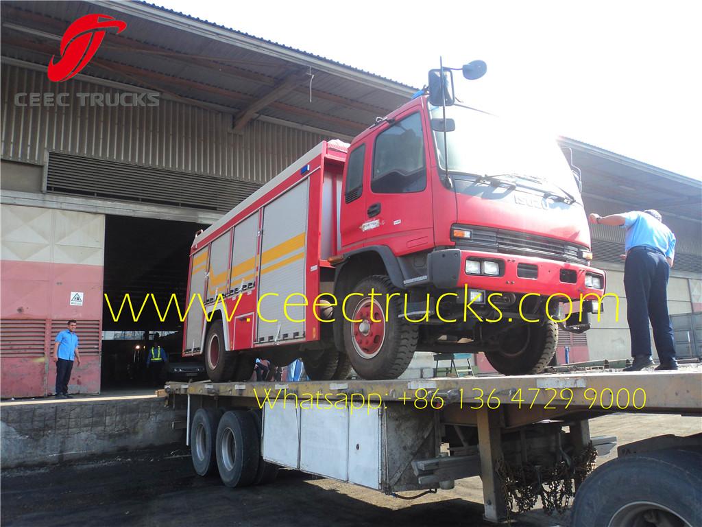 ISUZU firefighting truck combined transportation ISUZU firefighting truck combined transportation