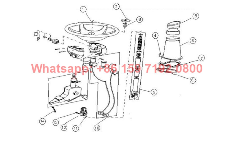 Genuine Beiben Steering box ZF8098