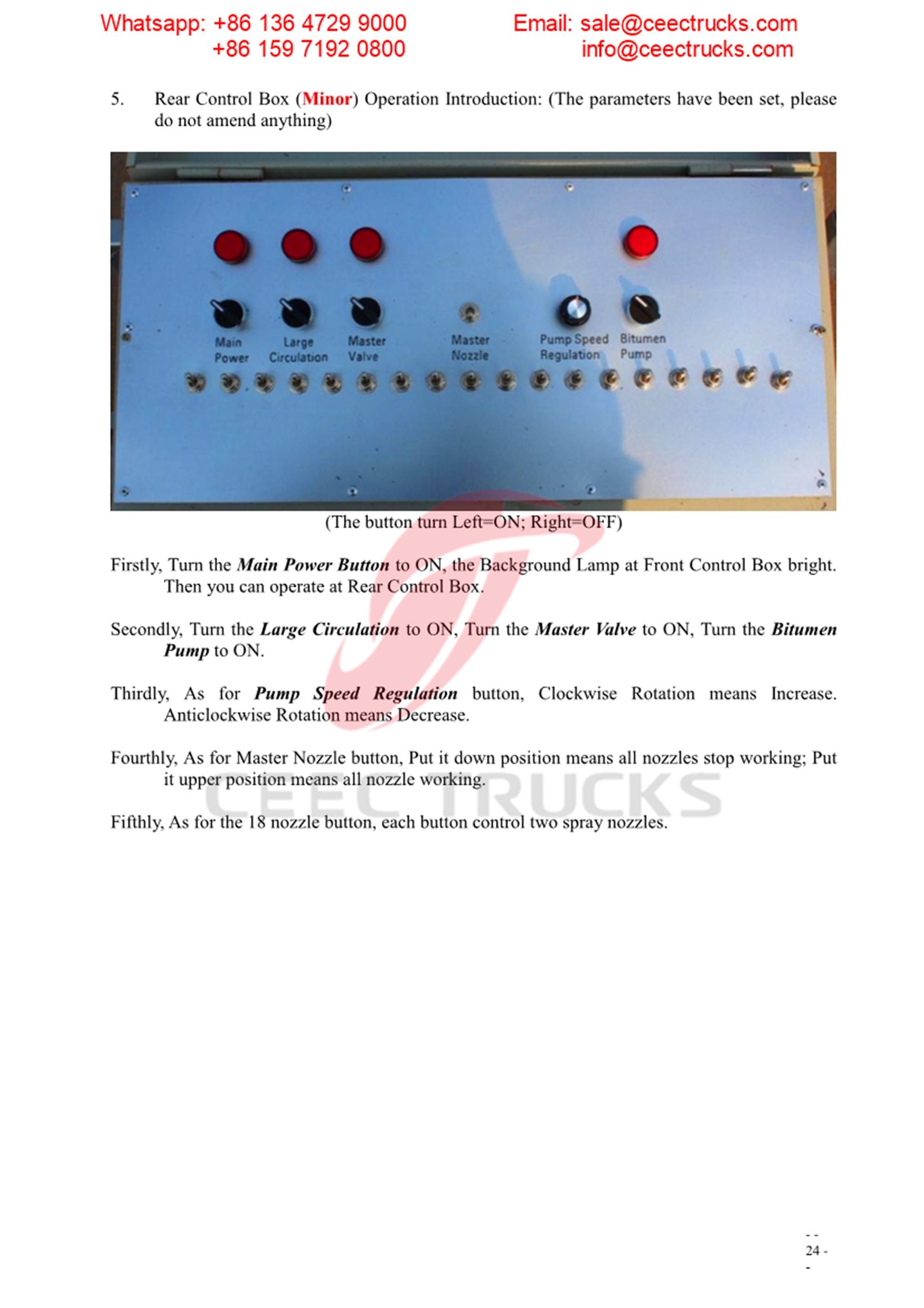 Myanmar customer buy asphalt distribution truck Myanmar customer buy asphalt distribution truck