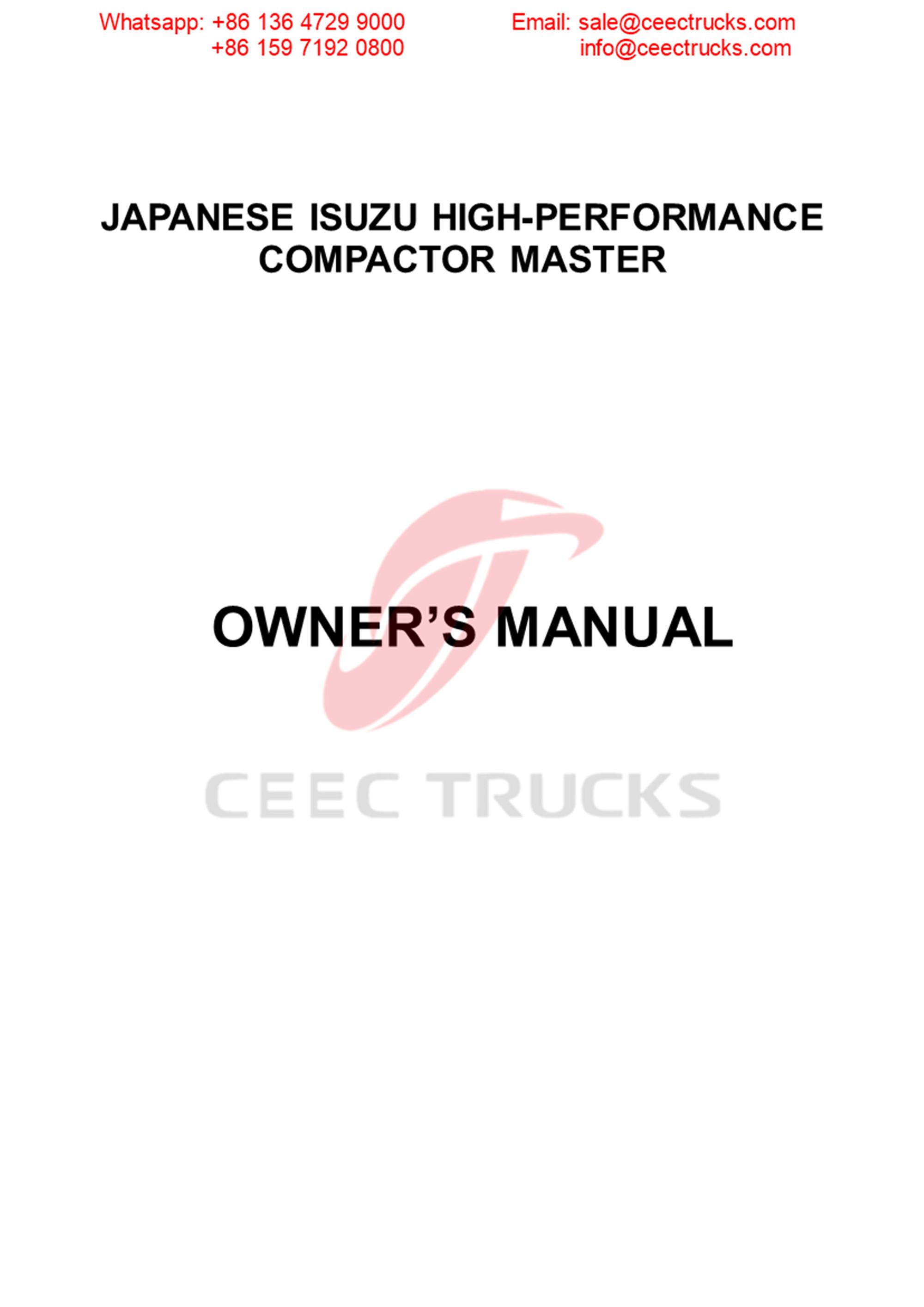 Dominica customer buy ISUZU FVR 12CBM garbage compactor truck