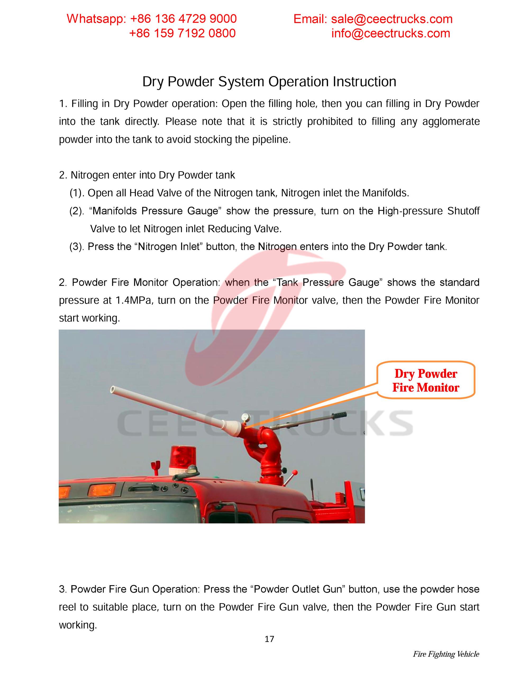 Syria ISUZU foam & water & powder fire truck Syria ISUZU foam & water & powder fire truck