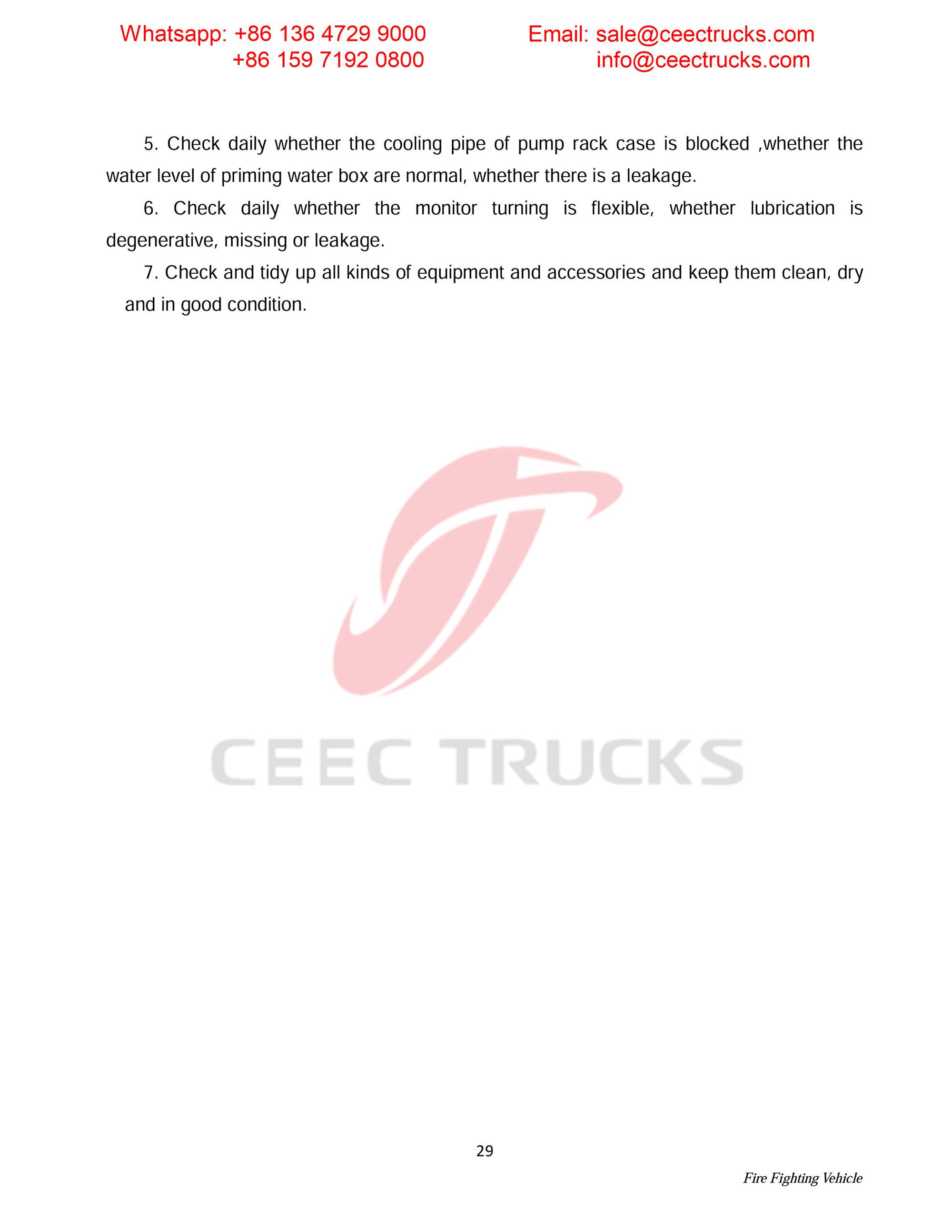 Syria ISUZU foam & water & powder fire truck Syria ISUZU foam & water & powder fire truck