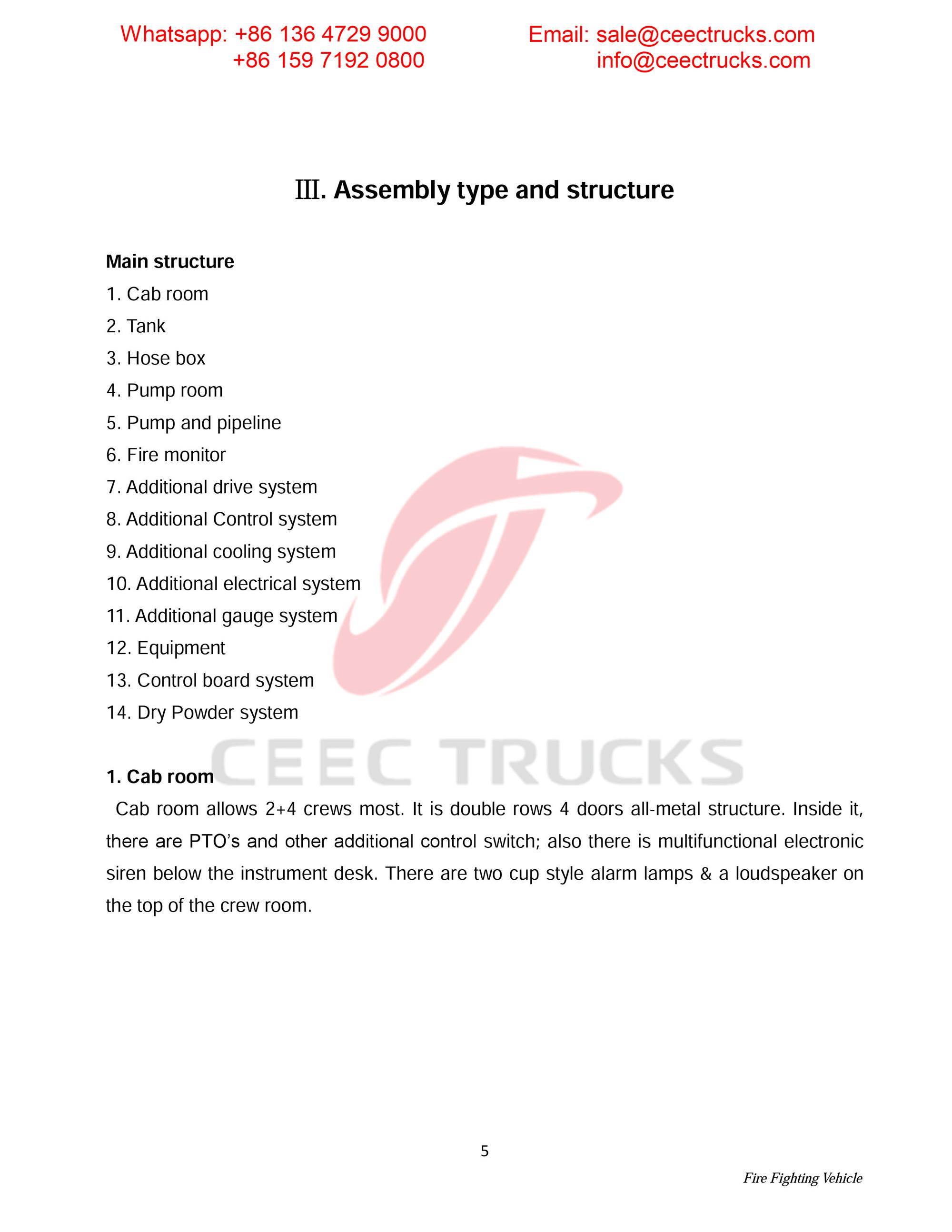 Syria ISUZU foam & water fire truck Syria ISUZU foam & water fire truck