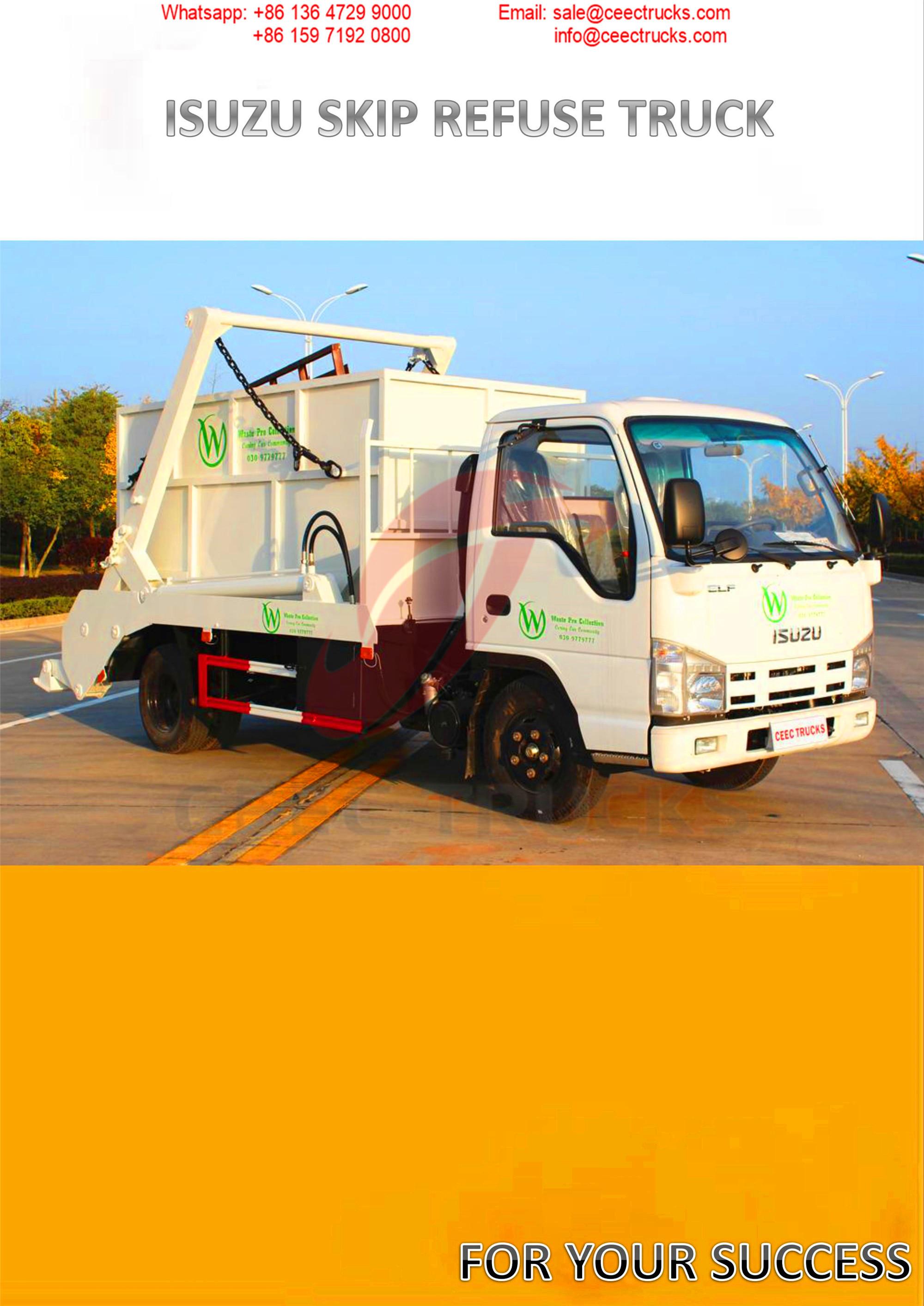ISUZU 6CBM skip refuse truck Operation Manual ISUZU 6CBM skip refuse truck Operation Manual