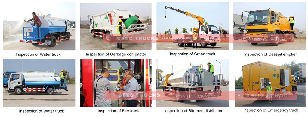 Inspection for Cesspit emptier Inspection for Cesspit emptier