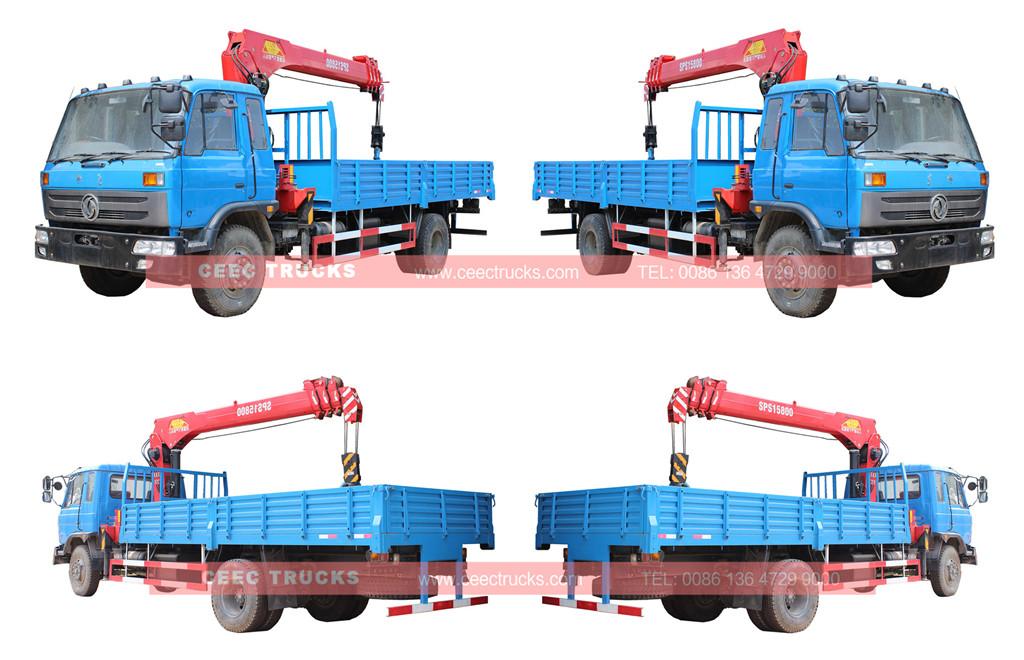 DONGFENG crane truck with 6.T palfinger boom crane DONGFENG crane truck with 6.T palfinger boom crane