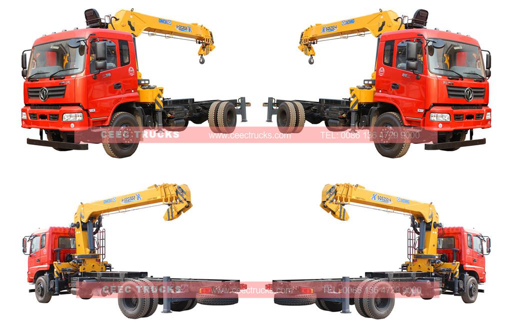wholeview for Dongfeng 10T telescopic boom truck wholeview for Dongfeng 10T telescopic boom truck