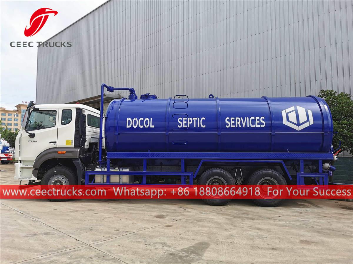 SINOTRUK 6×4 septic tanker truck SINOTRUK 6×4 septic tanker truck