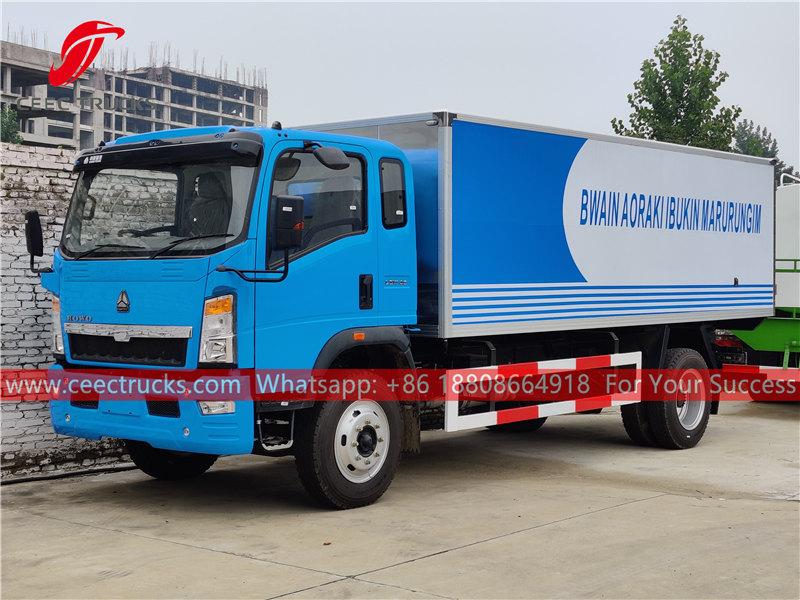 HOWO 4x2 RHD box van HOWO 4x2 RHD box van