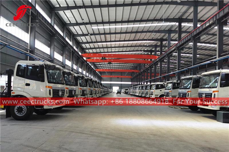 FOTON stainless steel water trucks for export FOTON stainless steel water trucks for export
