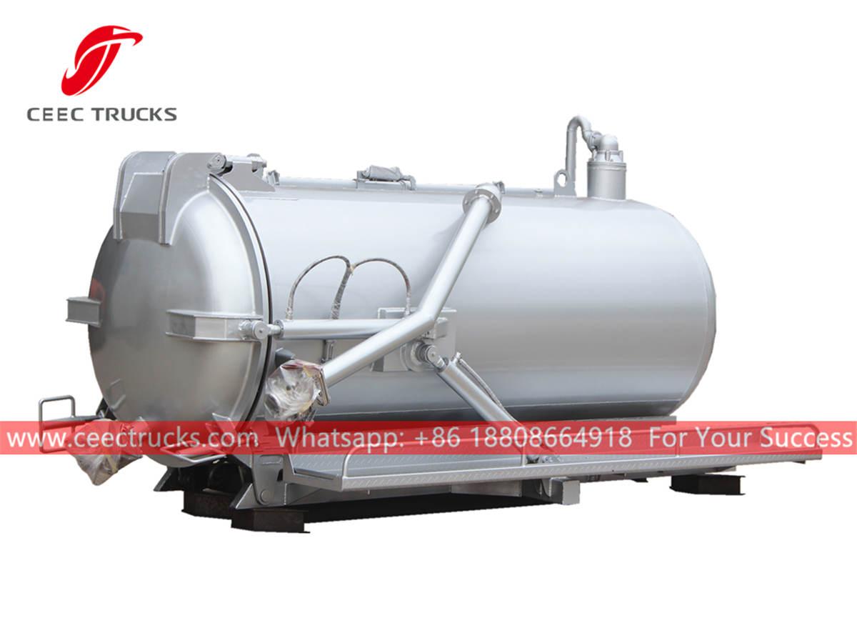 3,000 liters vacuum cleaner tanker body 3,000 liters vacuum cleaner tanker body
