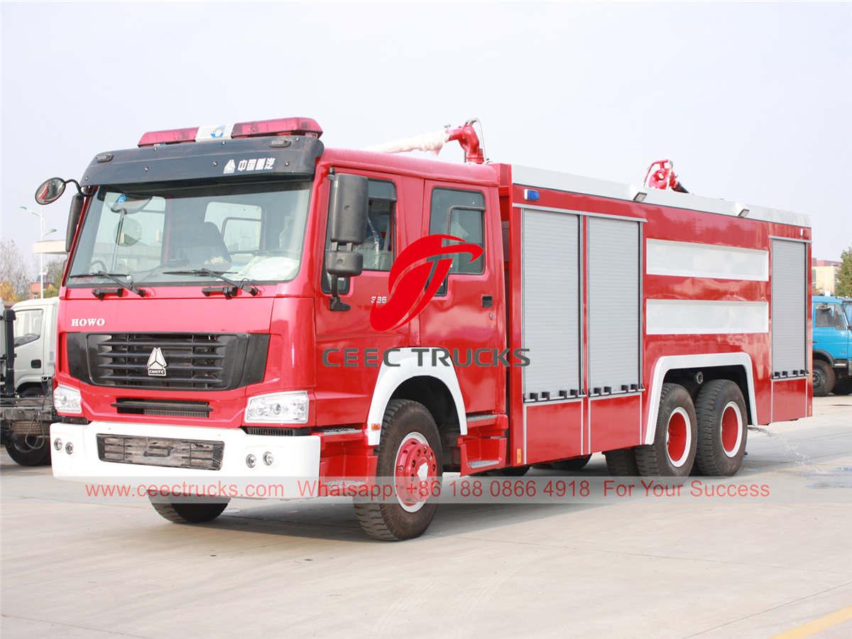 HOWO 10 wheeler fire lorry HOWO 10 wheeler fire lorry