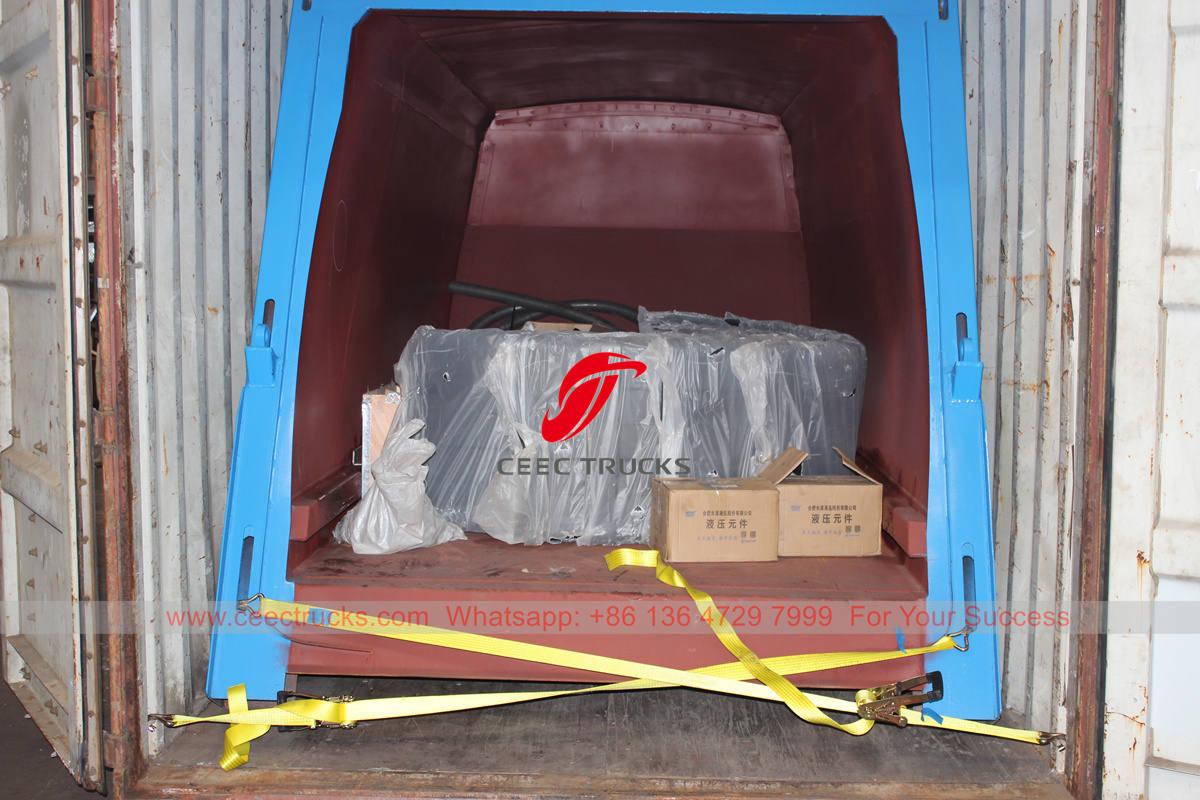 Rubbish compactor superstructure Rubbish compactor superstructure