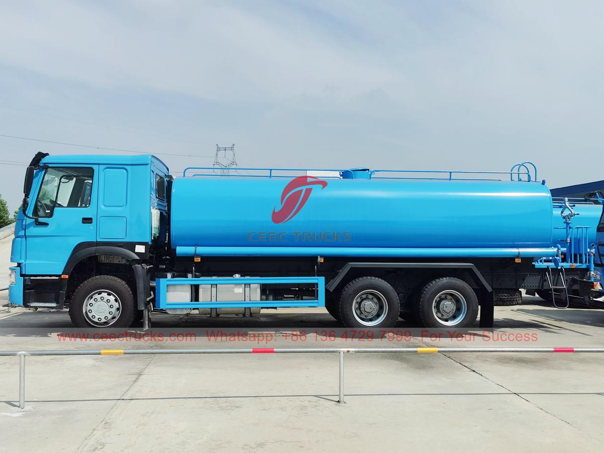 HOWO water tanker truck for export HOWO water tanker truck for export
