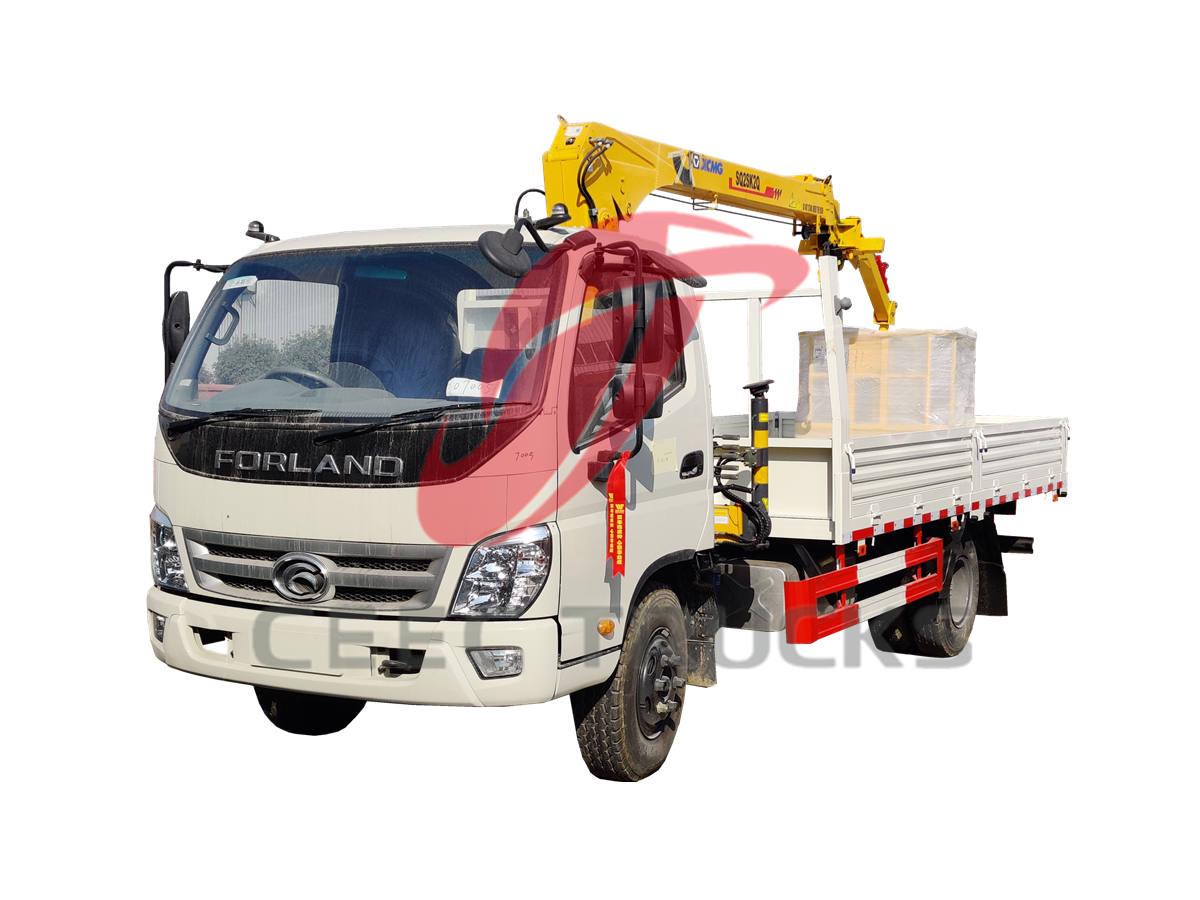 FOTON RHD truck mounted crane FOTON RHD truck mounted crane