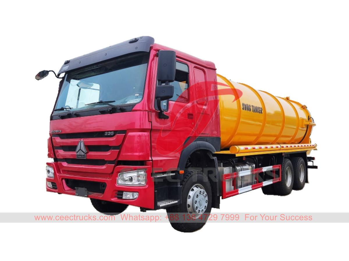Best-seller HOWO 20CBM vacuum sewage truck Best-seller HOWO 20CBM vacuum sewage truck