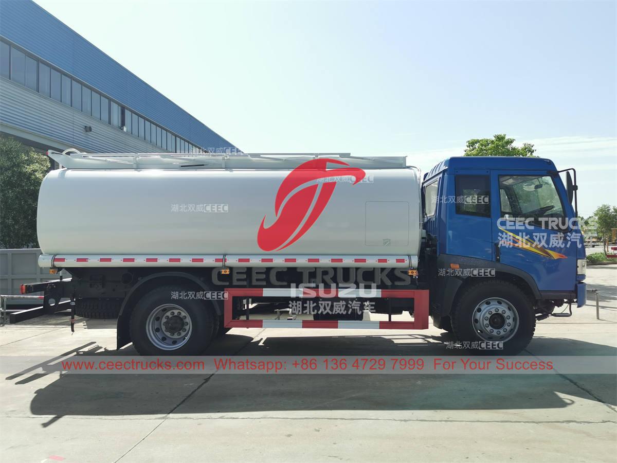 Good price FAW 4×2 190HP refueler truck oil tank truck for export Good price FAW 4×2 190HP refueler truck oil tank truck for export