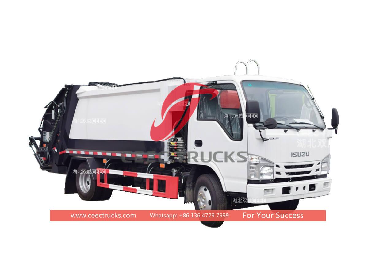 Brand new ISUZU 4&Atilde;2 mini garbage compactor truck on sale