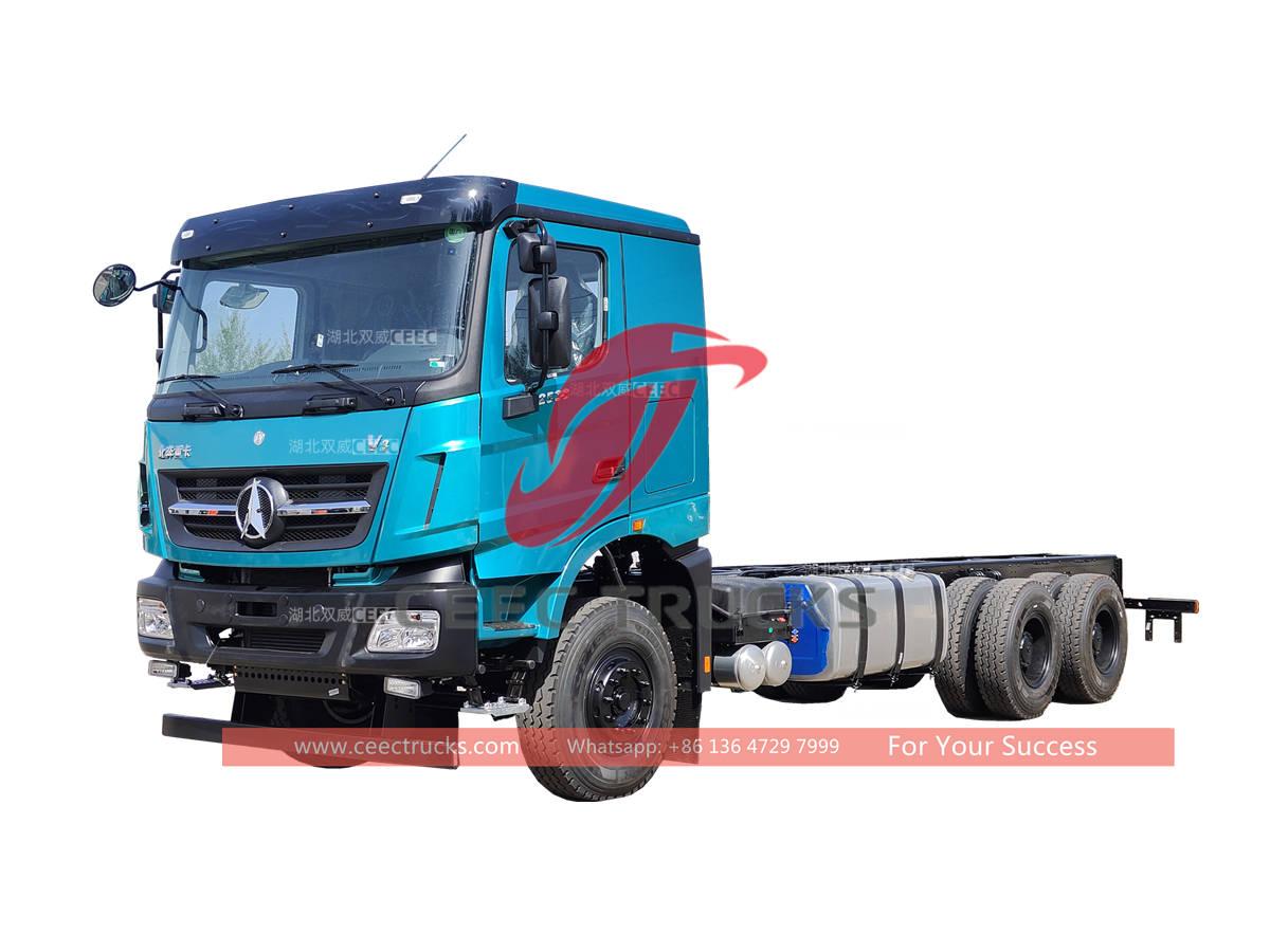 Beiben V3 6&Atilde;4 380HP chassis for cargo truck