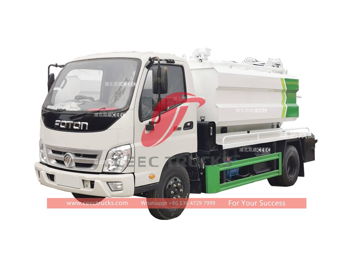 FOTON RHD 5CBM combined sewer suction truck FOTON RHD 5CBM combined sewer suction truck