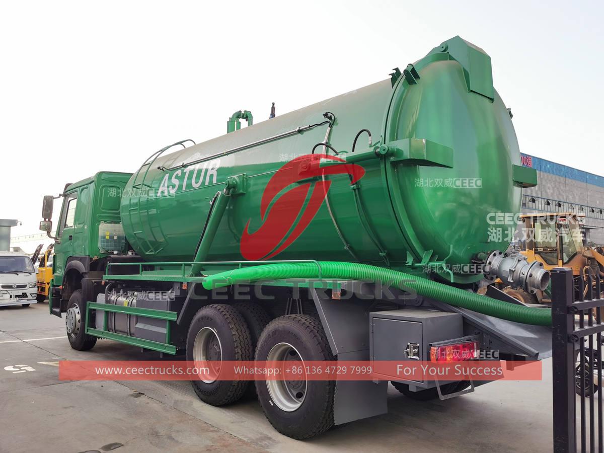 Factory supplies HOWO 20000L septic pump truck Factory supplies HOWO 20000L septic pump truck