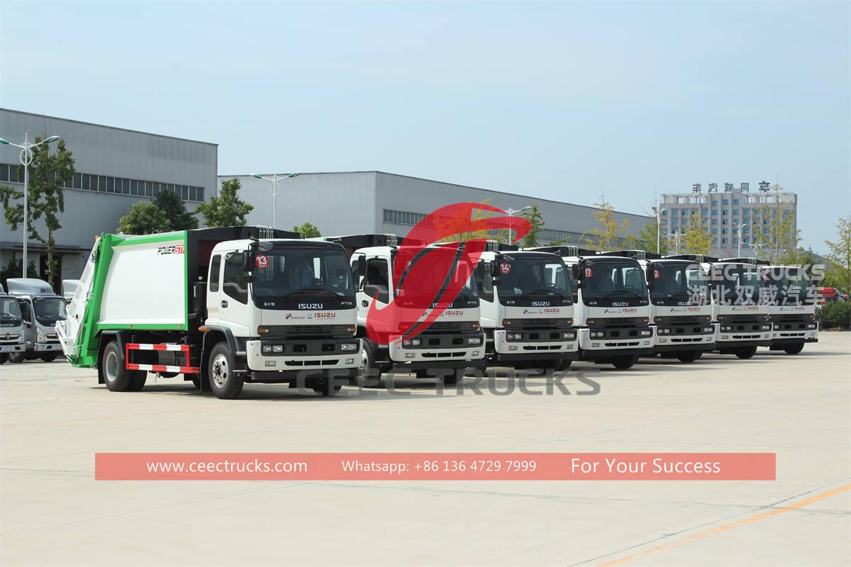 Factory supplies ISUZU FVR refuse compression trucks at good price Factory supplies ISUZU FVR refuse compression trucks at good price