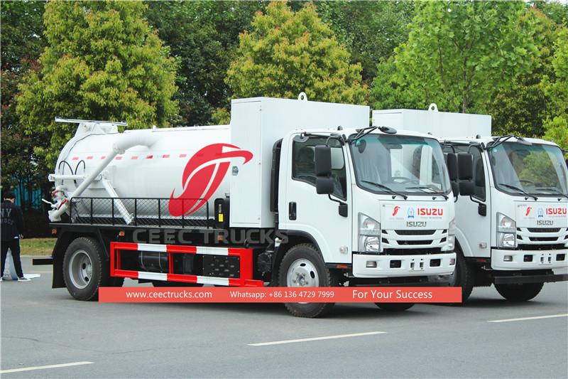 Isuzu sewer suction truck Isuzu sewer suction truck