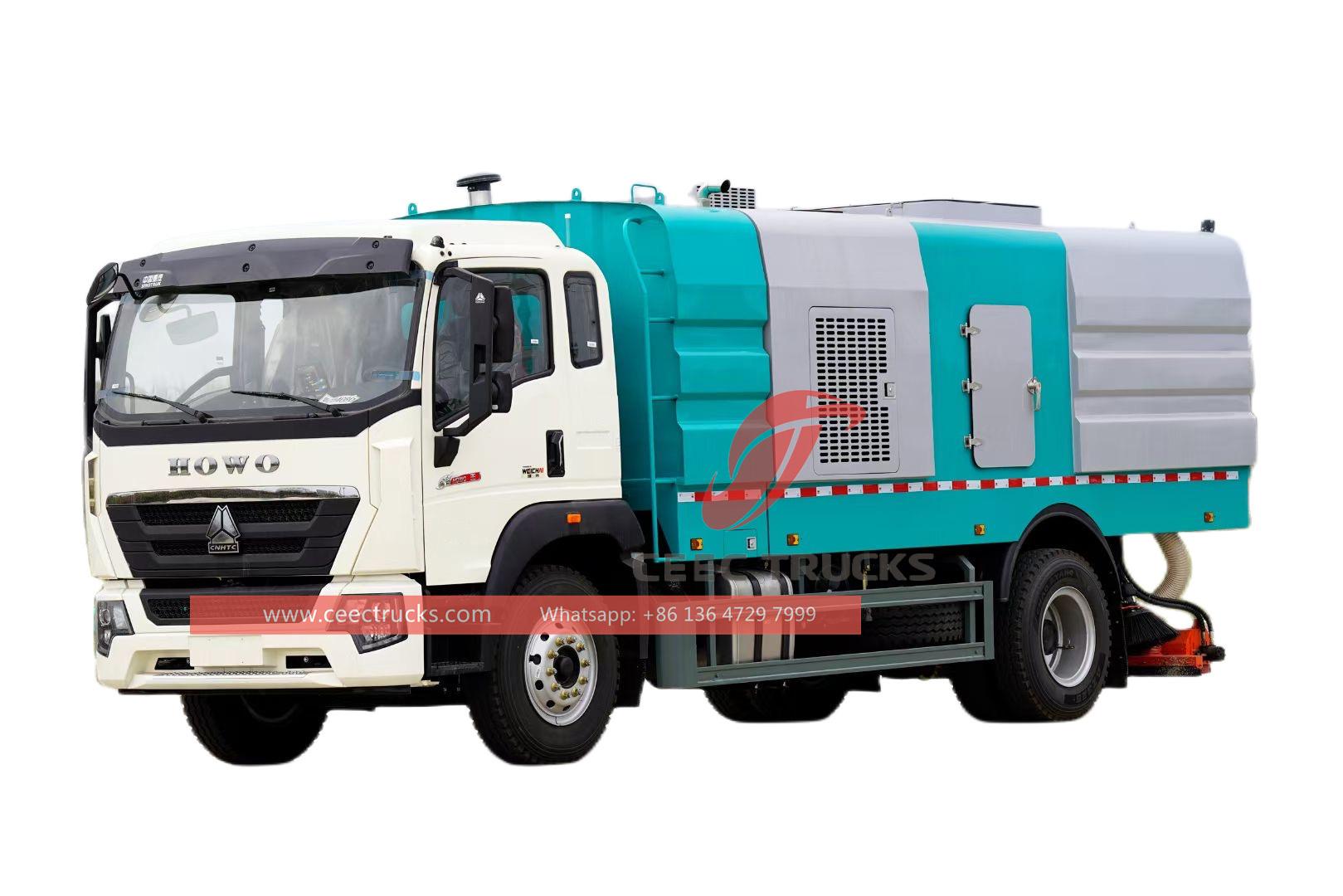 HOWO 12cbm road sweeper truck HOWO 12cbm road sweeper truck