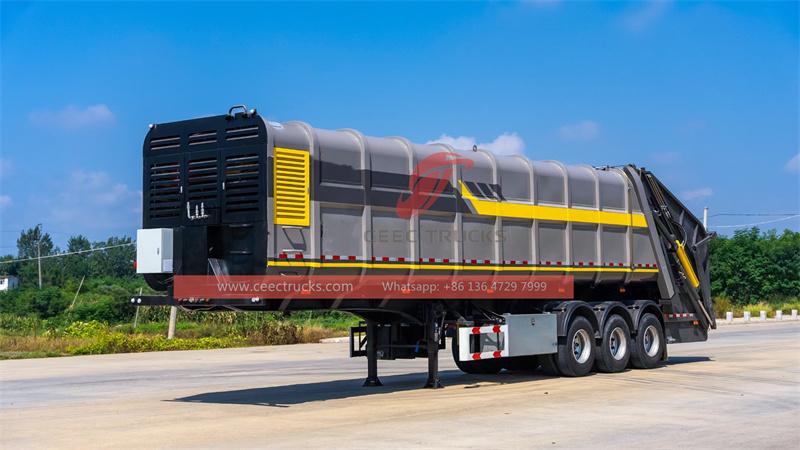 Rear Load 45CBM Garbage compactor semi trailer Rear Load 45CBM Garbage compactor semi trailer