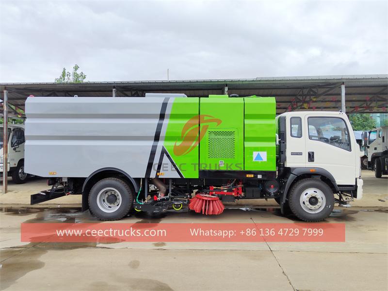 Howo RHD 10cbm street road sweeping truck Howo RHD 10cbm street road sweeping truck