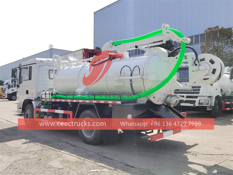 Shacman light-duty 8CBM sewage tank truck Shacman light-duty 8CBM sewage tank truck