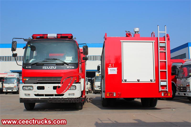 Isuzu FTR water fire truck Isuzu FTR water fire truck