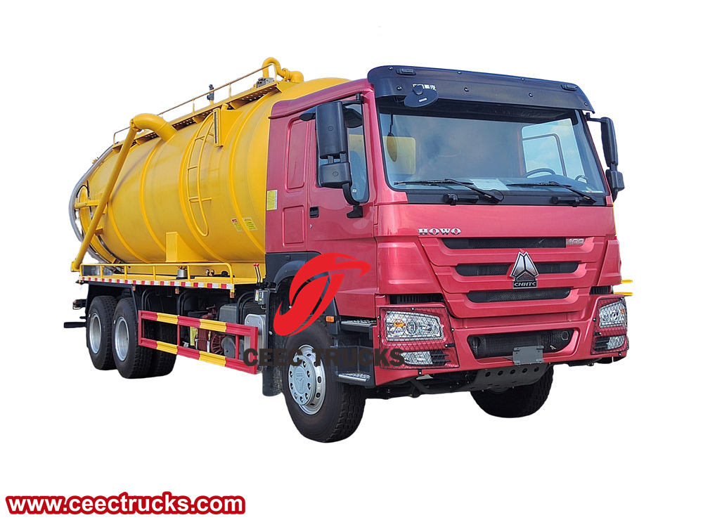 HOWO vacuum sewage suction truck