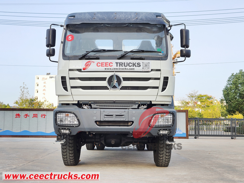 Beiben 4x4 offroad vacuum truck