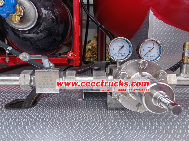 ISUZU NKR water & nitrogen gas fire truck ISUZU NKR water & nitrogen gas fire truck