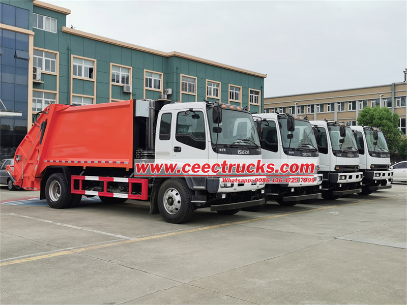 ISUZU FVR garbage compactor truck ISUZU FVR garbage compactor truck