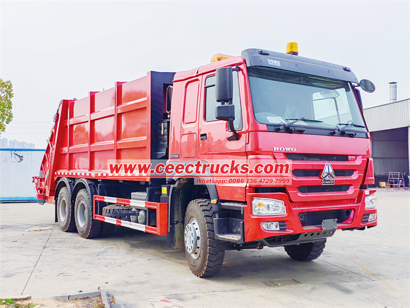 HOWO garbage compactor truck HOWO garbage compactor truck