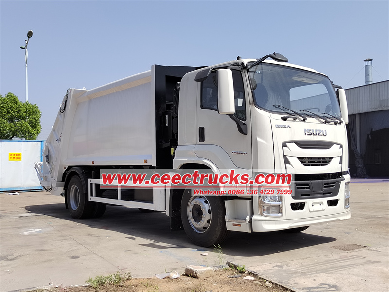 ISUZU waste compactor garbage truck 10cbm