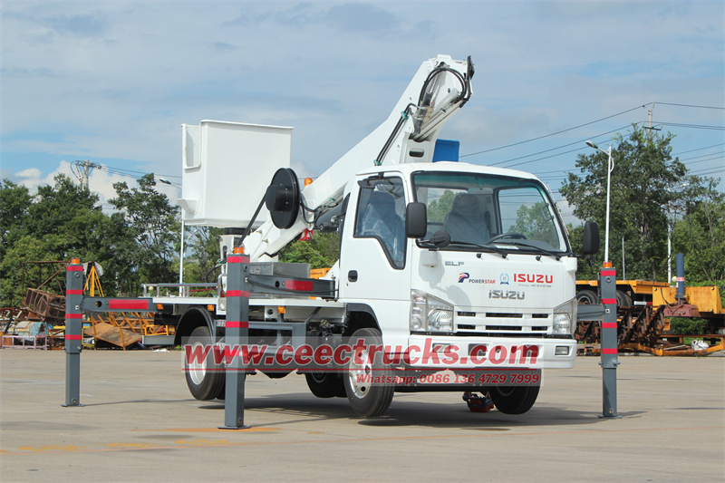 ISUZU aerial platform truck