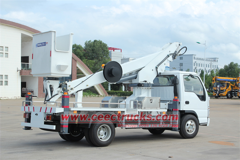 Isuzu 12m aerial work platform truck