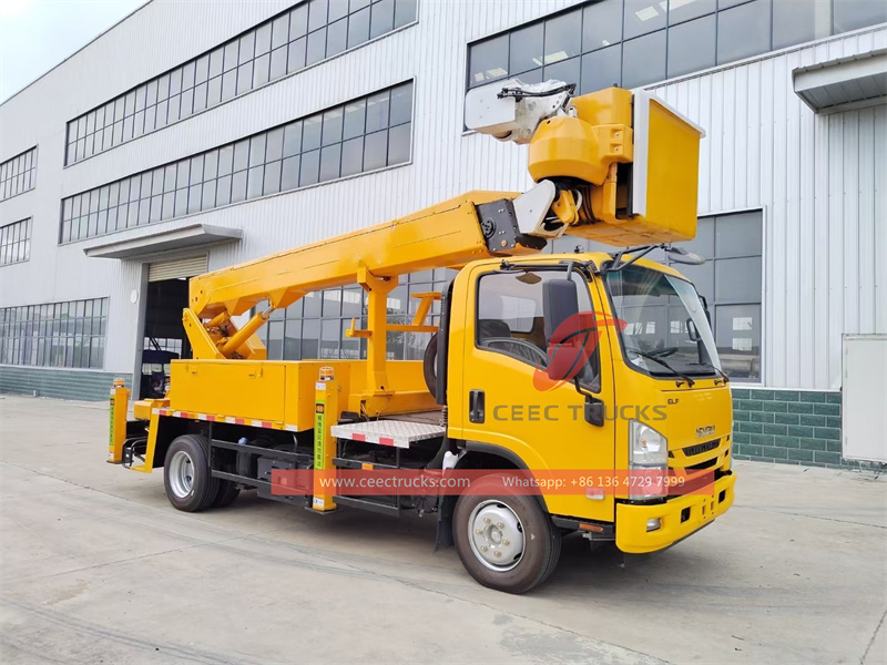 &nbsp;Isuzu Insulation Aerial&nbsp;Lift&nbsp;and&nbsp;Bucket&nbsp;Truck