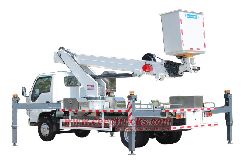 Isuzu aerial work vehicle