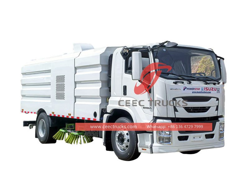 ISUZU FTR road sweeper truck