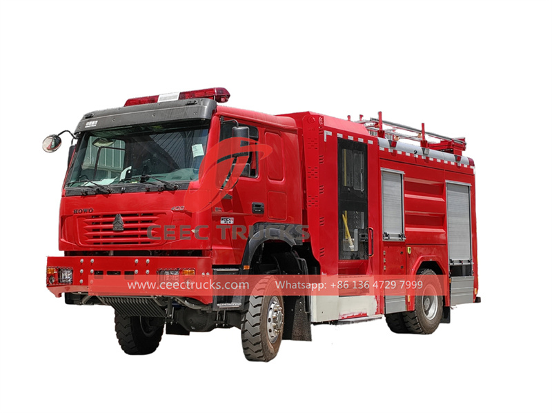 Howo 4x4 fire fighting truck Howo 4x4 fire fighting truck