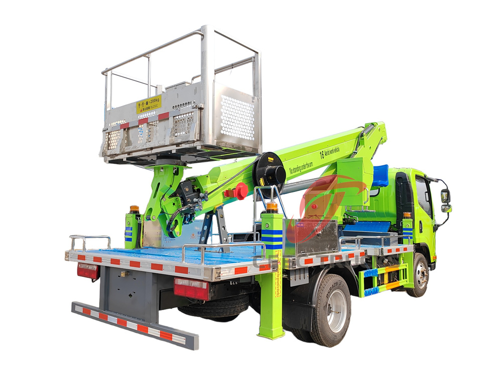 FAW Truck Mounted 16m Articulated Boom Lift Bucket