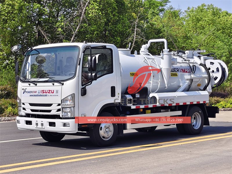 ISUZU NPR Combined Vacuum Jetting Tanker ISUZU NPR Combined Vacuum Jetting Tanker