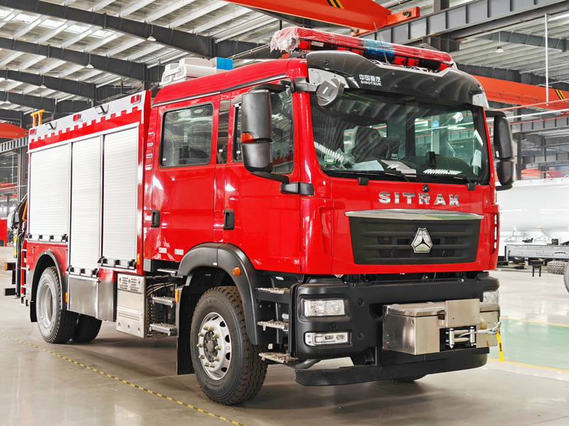 HOWO heavy duty emergency rescue fire truck