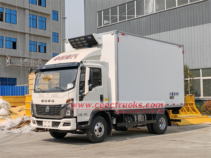 HOWO 4X2 cargo truck with CARRIER Refrigeration unit HOWO 4X2 cargo truck with CARRIER Refrigeration unit