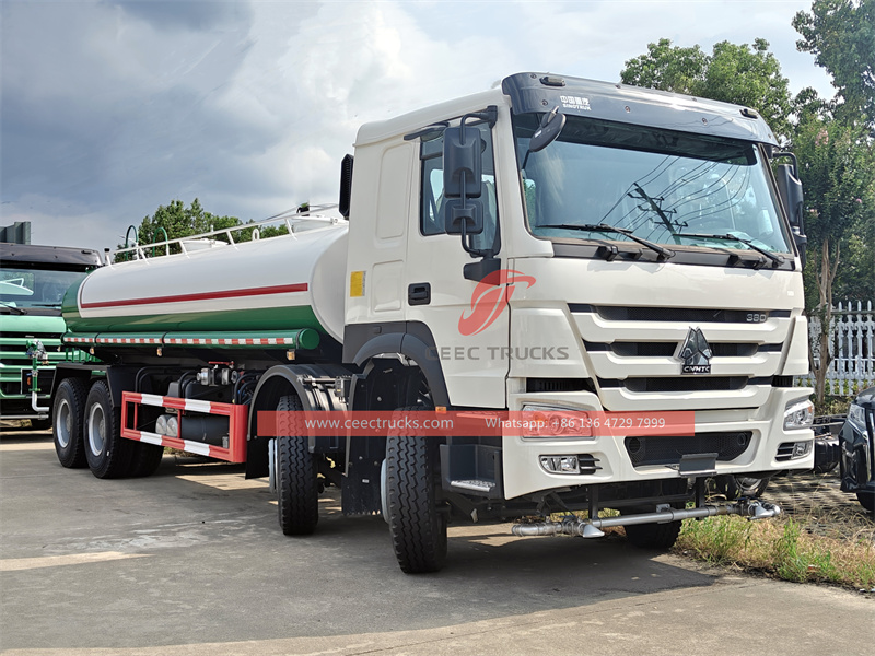 Howo 8X4 water tank truck